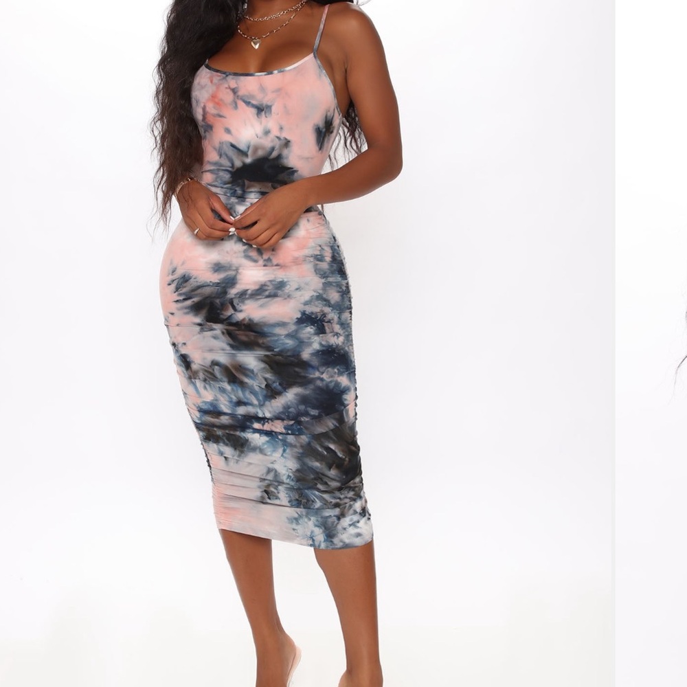 Tie Dye Midi Dress